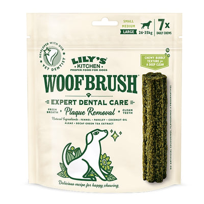 LILY'S KITCHEN Woofbrush Expert Dental Care/Dental Chew, L, multipack, 7x47g