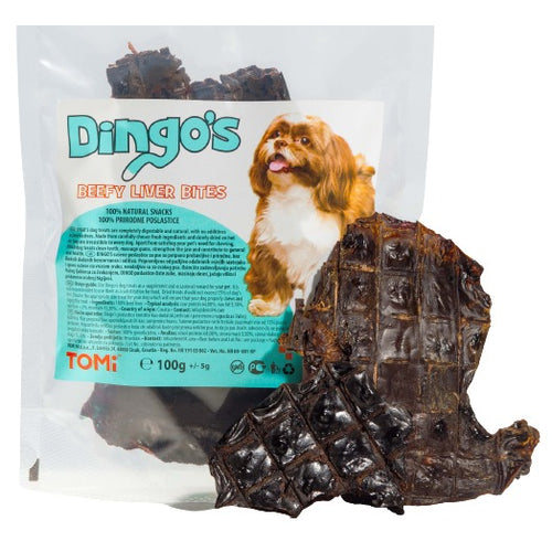 DINGO's Beefy Liver Bites, goveđa jetra, 100g