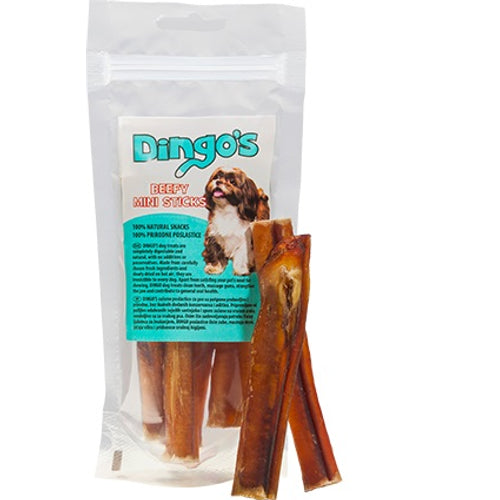 DINGO's Beefy Mini Sticks, goveđa zila, 4kom