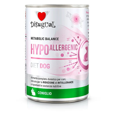 DISUGUAL Metabolic Balance Hypoallergenic konzerva za pse, kunicevina, 400g