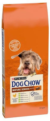 DOG CHOW MATURE SENIOR  9+ s piletinom, 14kg 