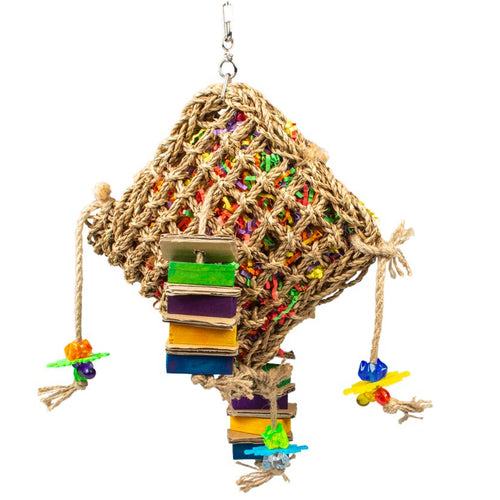 DUVO+ CLERANCE Igracka za ptice Morska trava mreza, 43x28x10cm