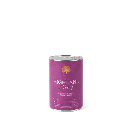 ESSENTIAL HIGHLAND LIVING PATE, bez zitarica, puretina i pacetina, 400 g