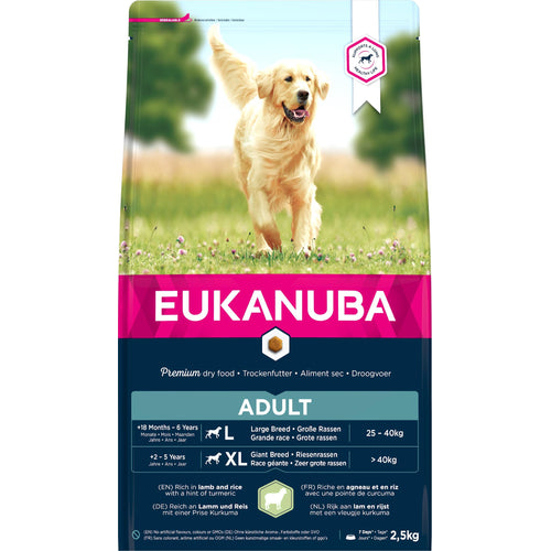 EUKANUBA Large Breed Janjetina s rizom, 12kg