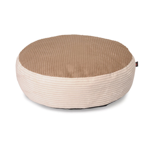 FABOTEX Jastuk Pouf Velvet Cream bez, 65cm x h16cm