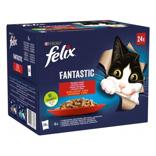 FELIX Fantastic, odabrani okusi sela, multipack 24x85g
