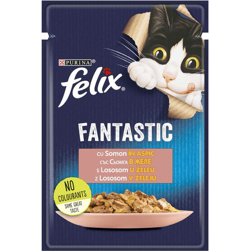 FELIX Fantastic, s lososom u zeleu, 85g