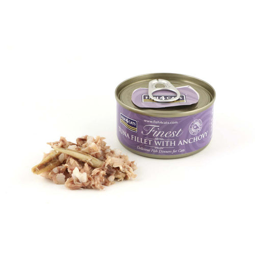 FISH4CATS Konzerva Tuna s incunima 70g
