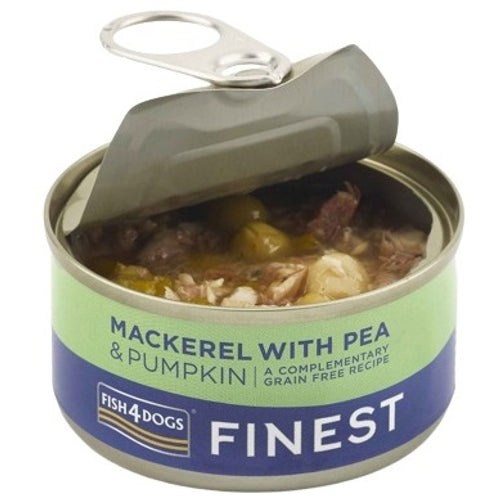 FISH4DOGS Finest, skusa s bundevom i graskom, bez zitarica, 85g