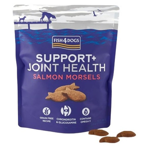 FISH4DOGS SUPPORT+ Joint Health, losos, hrskava poslastica za pse, 225g