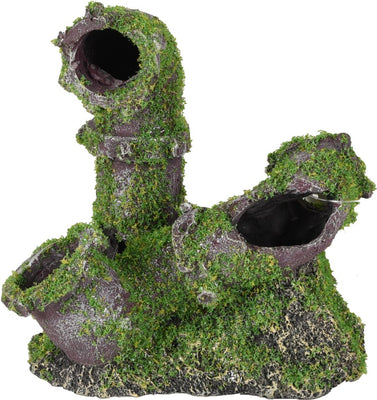 FLAMINGO Akvarijski ukras Moza Sewer Pipe, 12x10x13cm