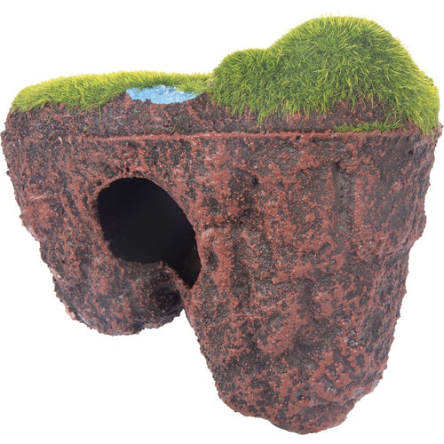 FLAMINGO Akvarijski ukras Rock Krag Brown, S, 13x8,5x12cm