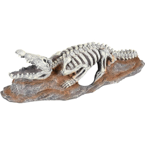 FLAMINGO CLERANCE Akvarijski ukras Skelo Skeletone Crocodile, 20x8x6cm