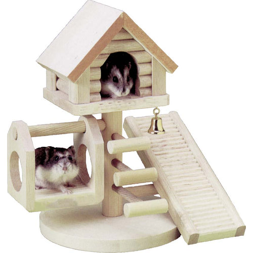 FLAMINGO CLERANCE Wonderland Treehouse kucica za male glodavce, 21x22x16cm