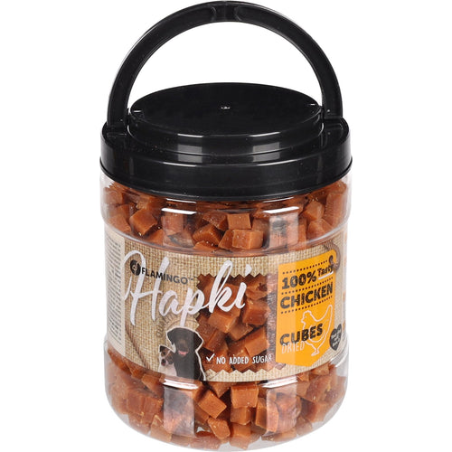 FLAMINGO Hapki, poslastica za psa, kockice, piletina, 750g