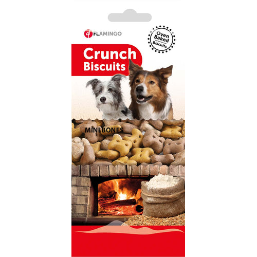 FLAMINGO Hrskavi biskviti za pse Bones mini, 500g