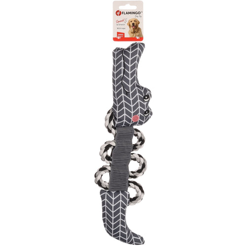 FLAMINGO Igracka za pse Krokodil s konopom 44x11x5,5cm