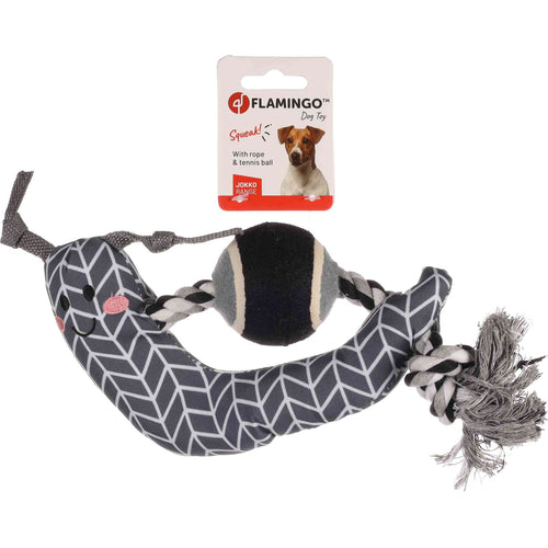 FLAMINGO Igracka za pse Puz s konopom 32x6,2x16,5cm