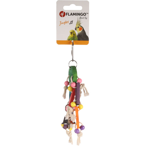 FLAMINGO Igracka za ptice Ozie mix 8x3x19cm