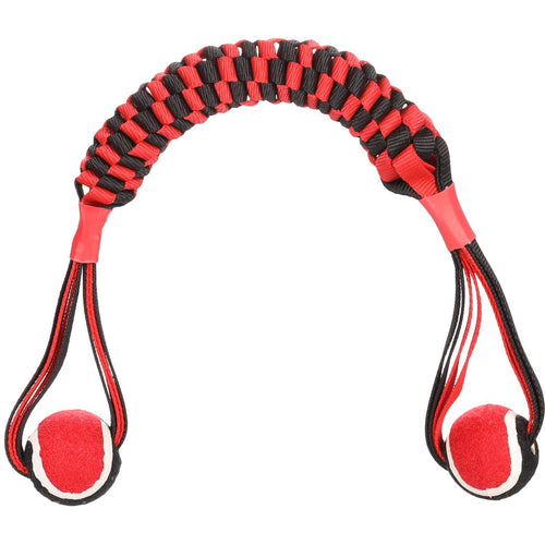 FLAMINGO Movas Konopac s teniskim loticama, crveno - crni, 55cm