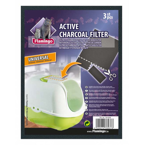 FLAMINGO OUTLET Filter za macji WC univerzalni, ugljeni, 3 koL: 20 cm W: 15 cm