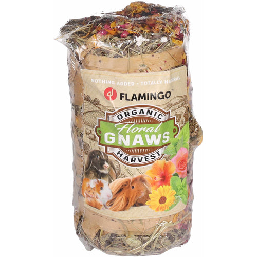 FLAMINGO Roll sijeno, poslastica za male zivotinje i kunice, cvijece, 200g