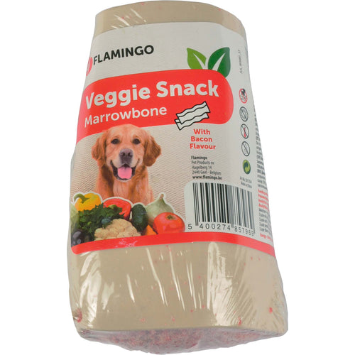 FLAMINGO Vegie Marrow bone - 100% biljna zvakalica za pse, okus Sunke 190g