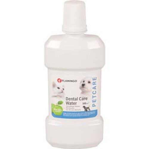 FLAMINGO Voda za dentalnu njegu s aromom jabuke za pse i macke 300ml