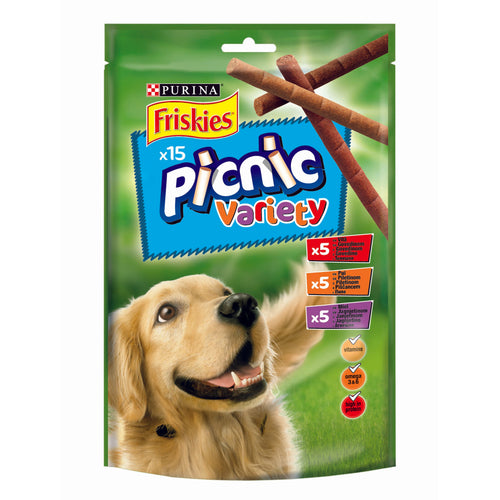FRISKIES Picnic Variety, s govedinom, piletinom i janjetinom, 126g