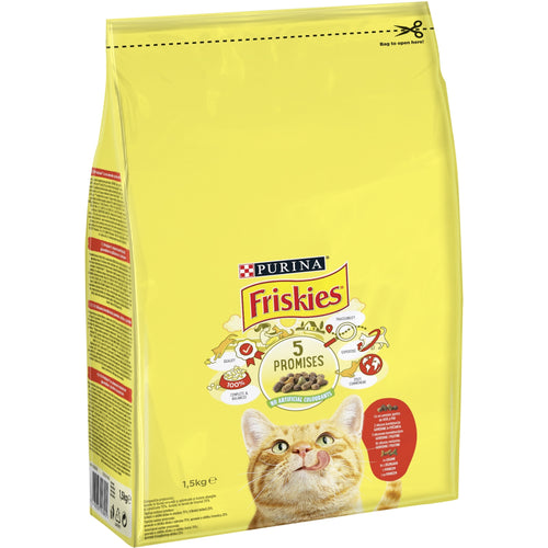 FRISKIES ukusna kombinacija govedine i piletine, s povrcem