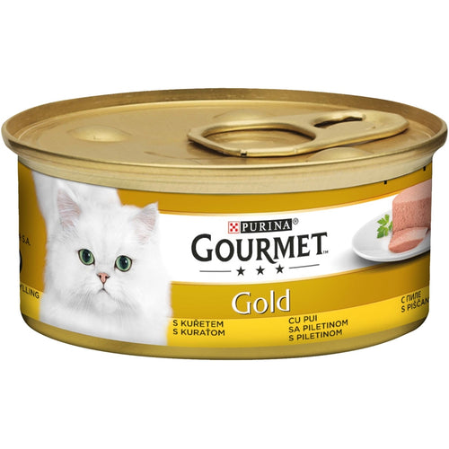 GOURMET Gold s piletinom, mousse, 85g