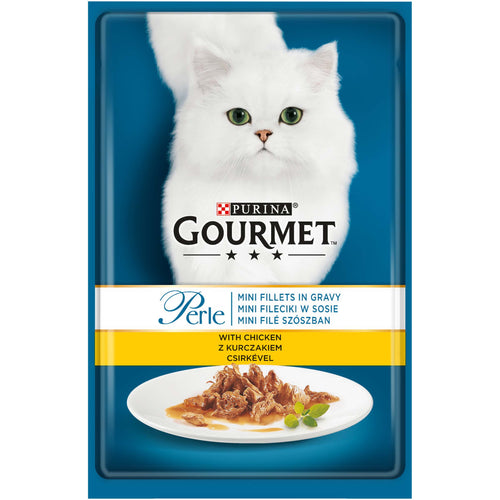 GOURMET Perle Mini fileti s piletinom, u umaku, 85g