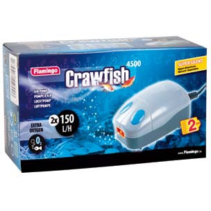 FLAMINGO Pumpa za zrak Crawfish 4500 (2x150L/h, 4W, 2 izl., 150-200L akvarij )
