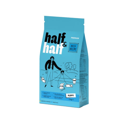 HALF&HALF PUPPY, govedina, hrana za stence