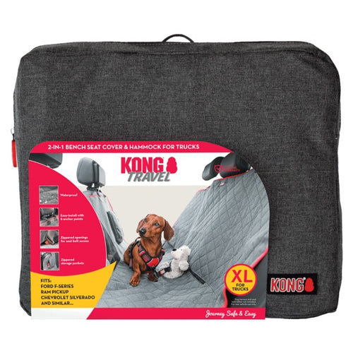 KONG Zastitna navlaka / hammock za auto 2u1, vodootporna, 135x146cm
