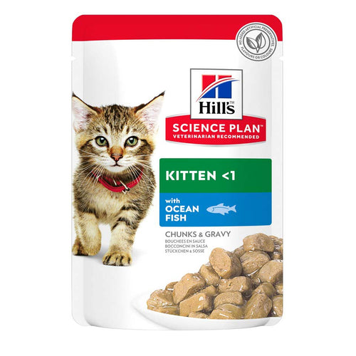 HILL's Vrecice Feline KITTEN s morskom ribom, 85g