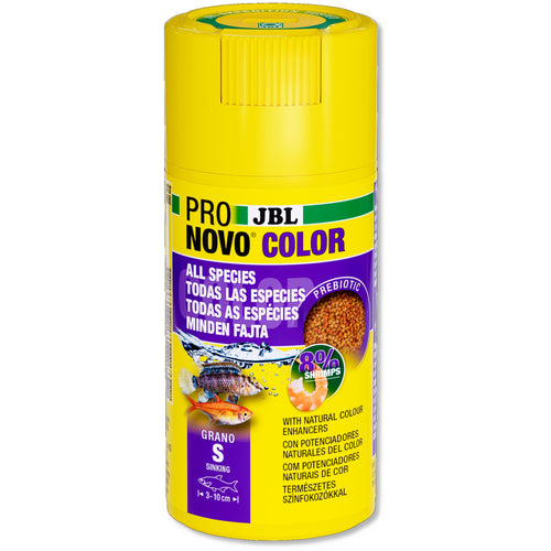 JBL Novo Color Grano S - hrana u granulama za intenzivniju boju ribica 100ml