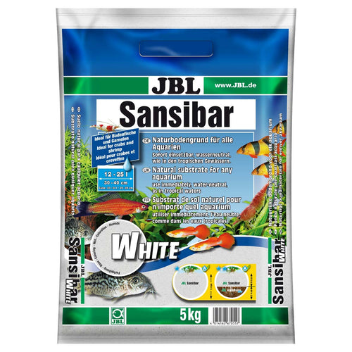 JBL Podloga Sanibar White, pijesak za akvarij sitni bijeli, 0,1-0,4mm, 5kg