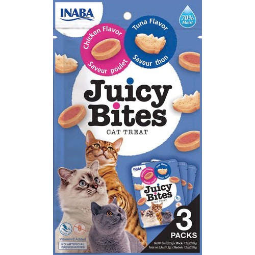 JUICY Bites, medaljoni, piletina s tunjevinom, 3x 11,3g