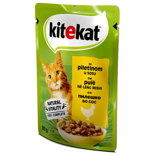 KITEKAT Vrecica s piletinom, u umaku, 85g