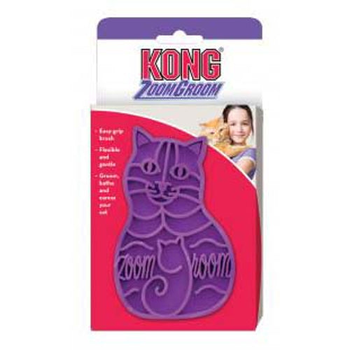 KONG Cetka Cat Zoom Groom, gumena, za macke, 11,43x6,99x3,18cm