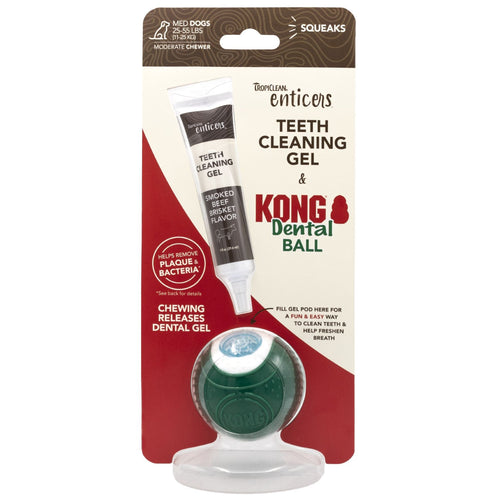 KONG Dental Ball Kit Medium, za pse srednjih pasmina, 10-25kg