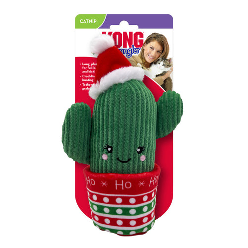 KONG Igracka za macke Holiday Wrangler Cactus, catnip, 24,13x9,53x9,53cm
