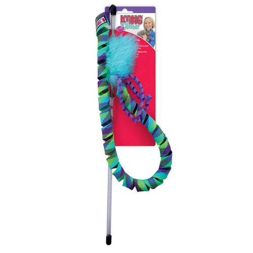 KONG Igracka za macke Teaser Curlz, catnip, 71,12x3,18x3,18cm