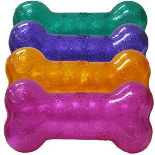 KONG Igracka za pse Squeezz Crackle Bone M, razne boje, 15x7x4cm
