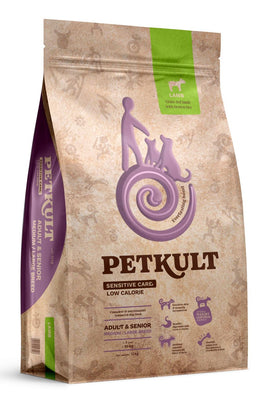 PETKULT Sensitive Low Calorie Adult&Senior Janjetina sa smeđom rizom, M/L, 12kg