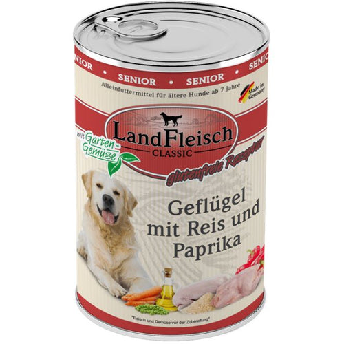 LANDFLEISCHCLASSIC SENIOR s peradi, rizom i paprikom, 400g