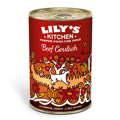 LILY'S KITCHEN Beef Goulash, govedina s bundevom, mrkvom i crven. paprikom 400g