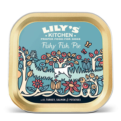 LILY'S KITCHEN Fishy Fish Pie, puretina s lososom, haringom i krumpirom, 150g