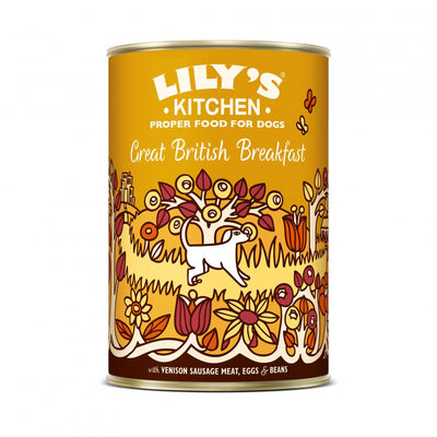 LILY'S KITCHEN Great British Breakfast, srnetina s grahom i jajima, 400g